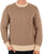 Ben Sherman Jacquard Crew Neck Jumper Ivory