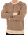 Ben Sherman Jacquard Crew Neck Jumper Ivory