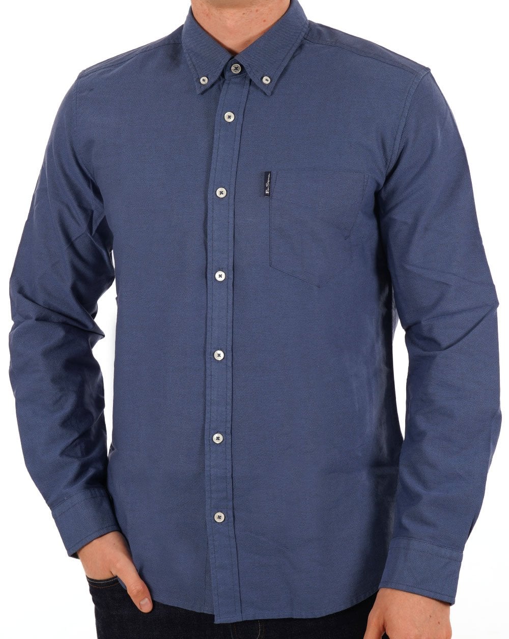 Ben Sherman Signature Oxford-Hemd Riviera Blue