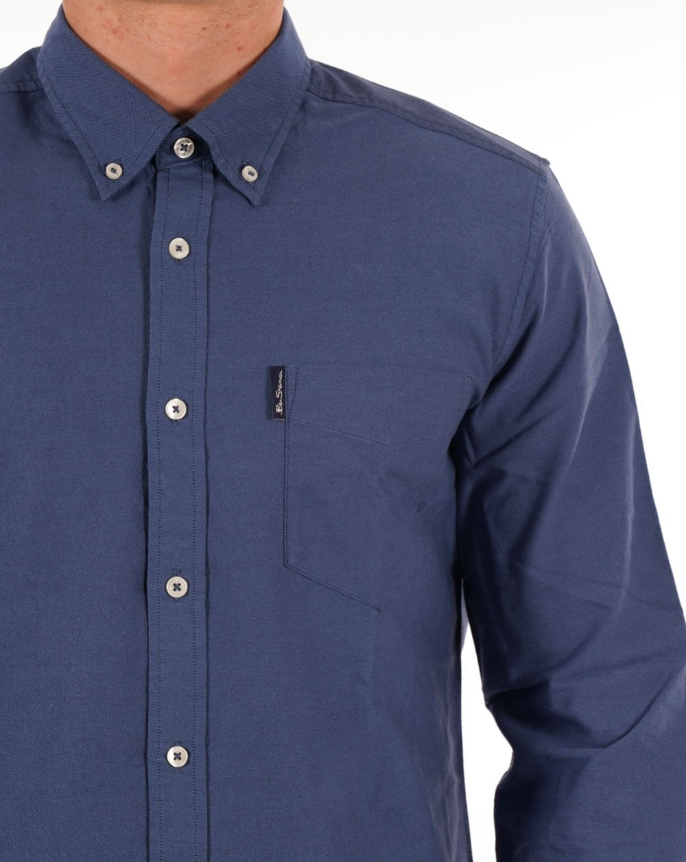 Ben Sherman Signature Oxford-Hemd Riviera Blue