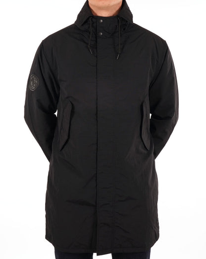 Pretty Green Sheraton Parka Schwarz