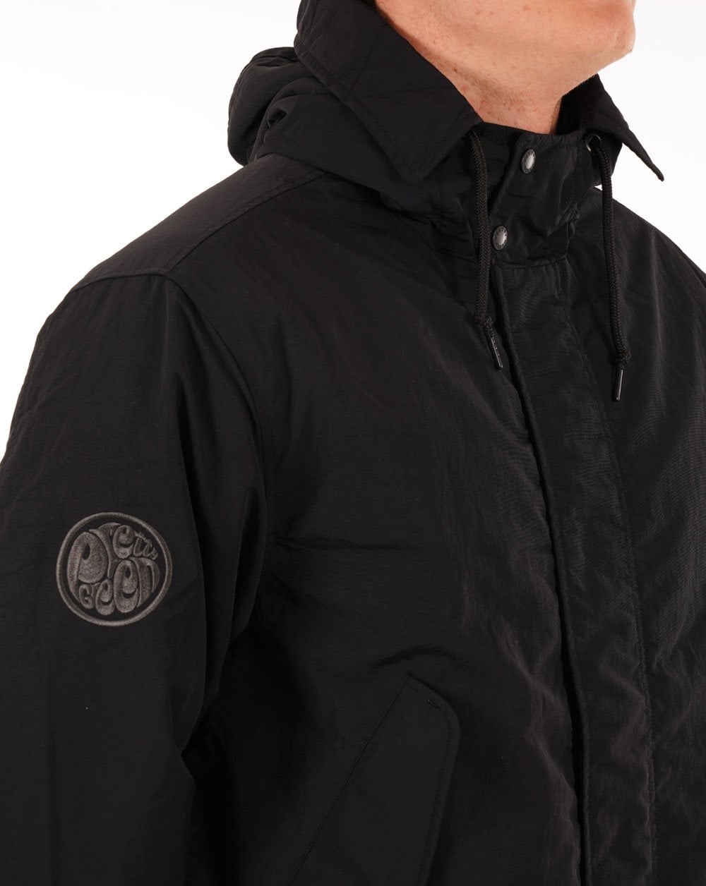 Pretty Green Sheraton Parka Schwarz