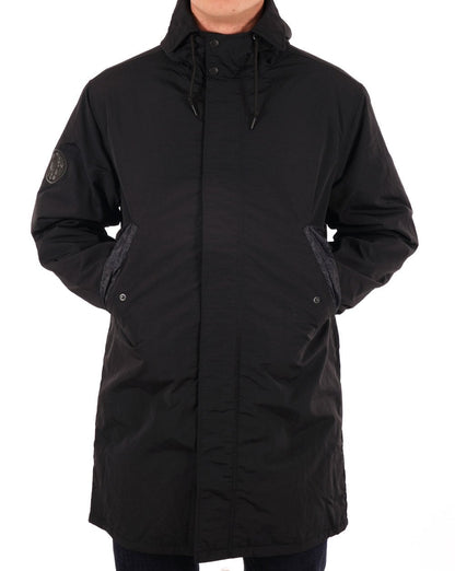 Pretty Green Sheraton Parka Schwarz
