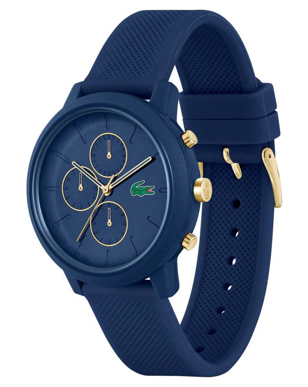 Lacoste 12.12 Chronograph Uhr Marineblau/Gold