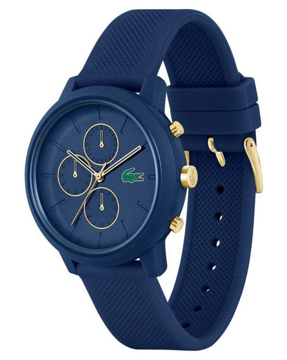 Lacoste 12.12 Chronograph Uhr Marineblau/Gold