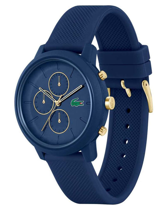 Lacoste Lacoste 12.12 Chronograph Uhr Marineblau/Gold