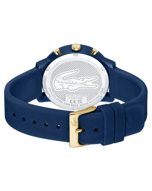 Lacoste Lacoste 12.12 Chronograph Uhr Marineblau/Gold
