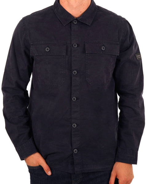 Barbour International Adey Overshirt Navy Blue