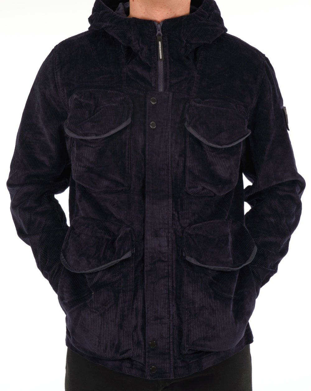 Weekend Offender Cotoca Cordjacke Marineblau