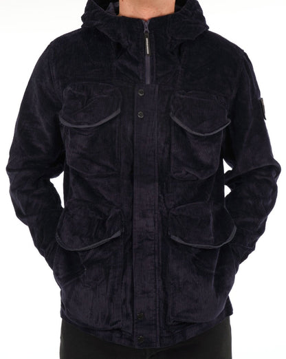 Weekend Offender Cotoca Cordjacke Marineblau