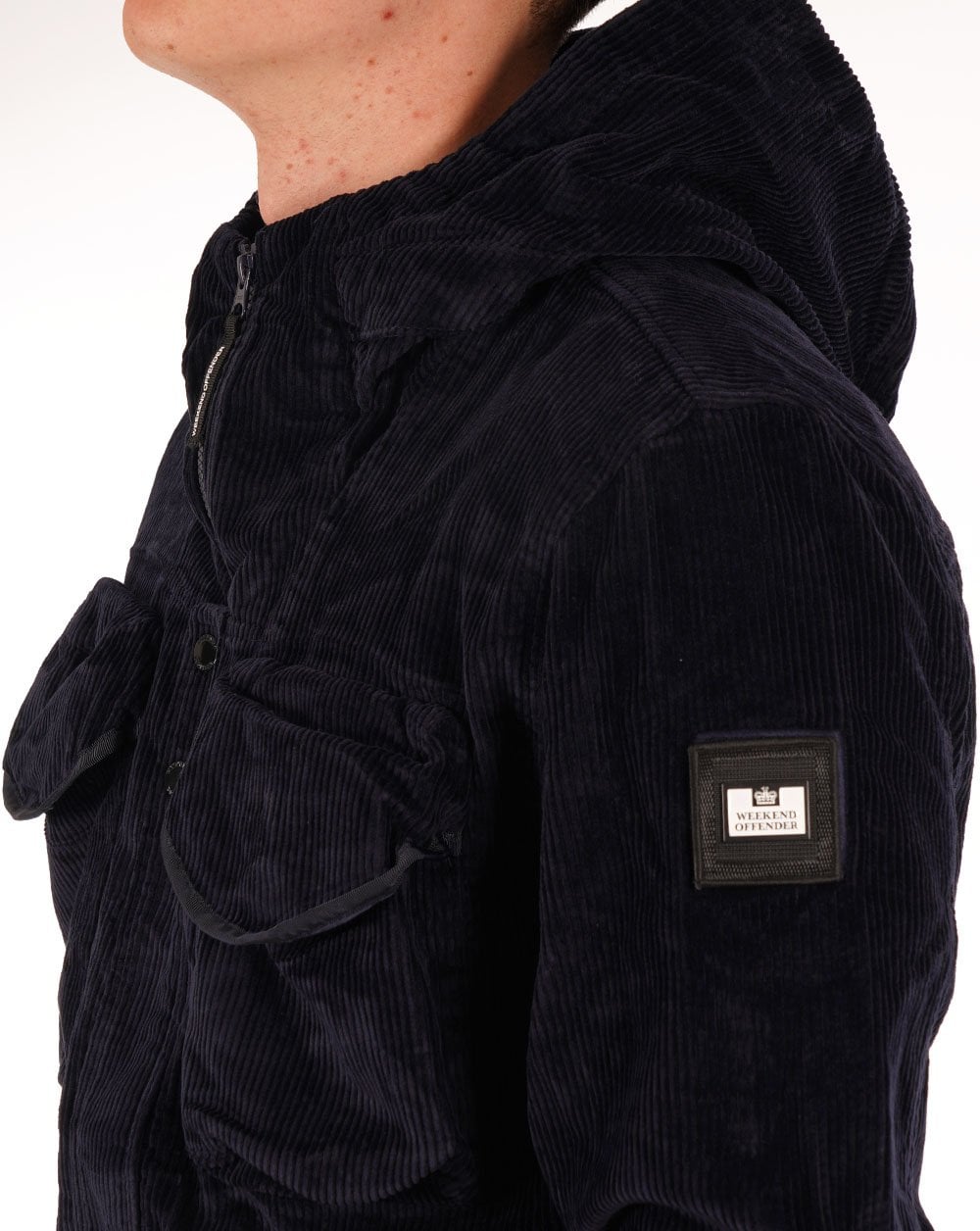 Weekend Offender Cotoca Cordjacke Marineblau
