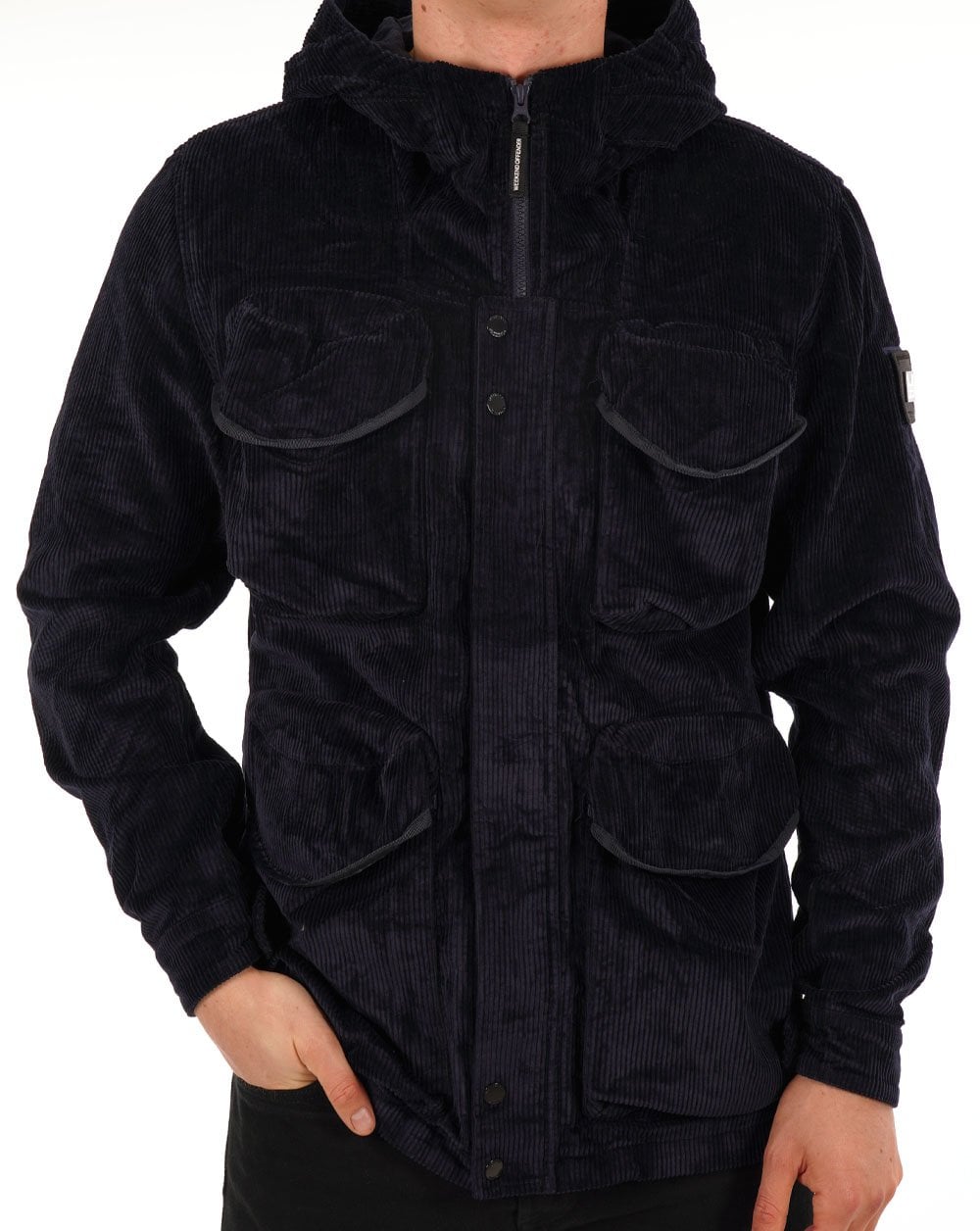 Weekend Offender Cotoca Cordjacke Marineblau