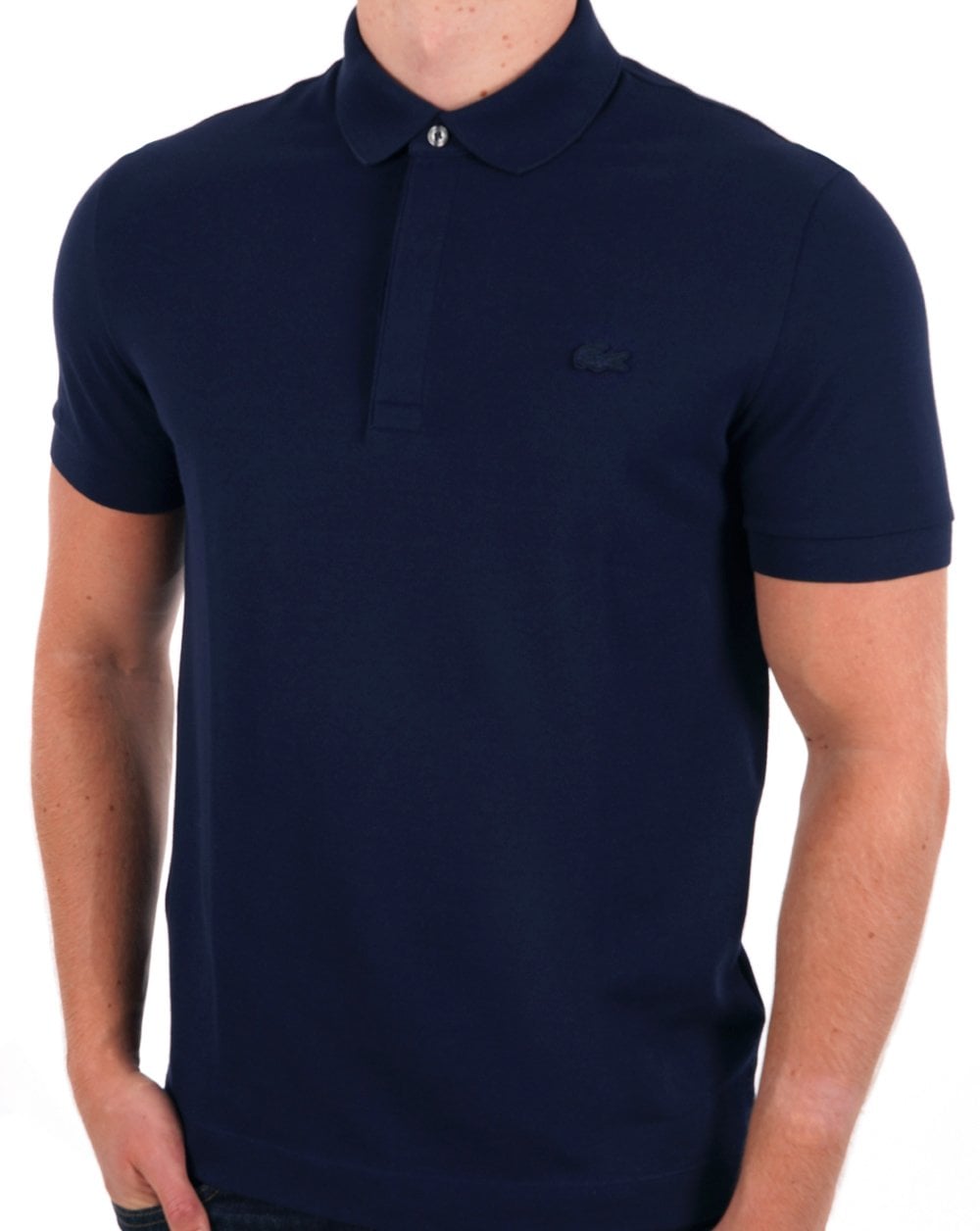 Lacoste Paris Tonal Poloshirt Marineblau