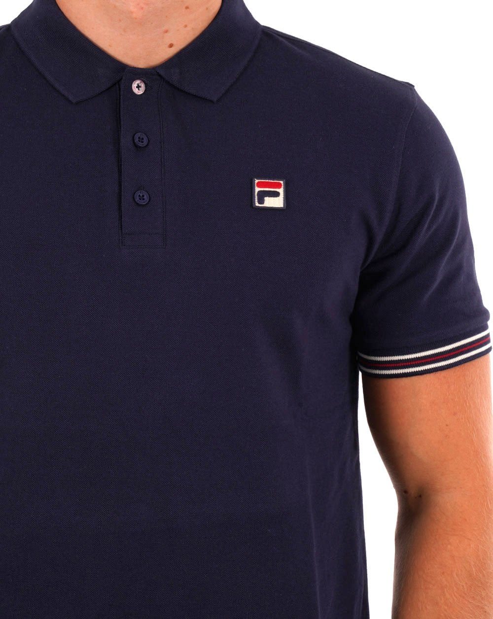 Fila Vintage Omari Poloshirt, Marineblau