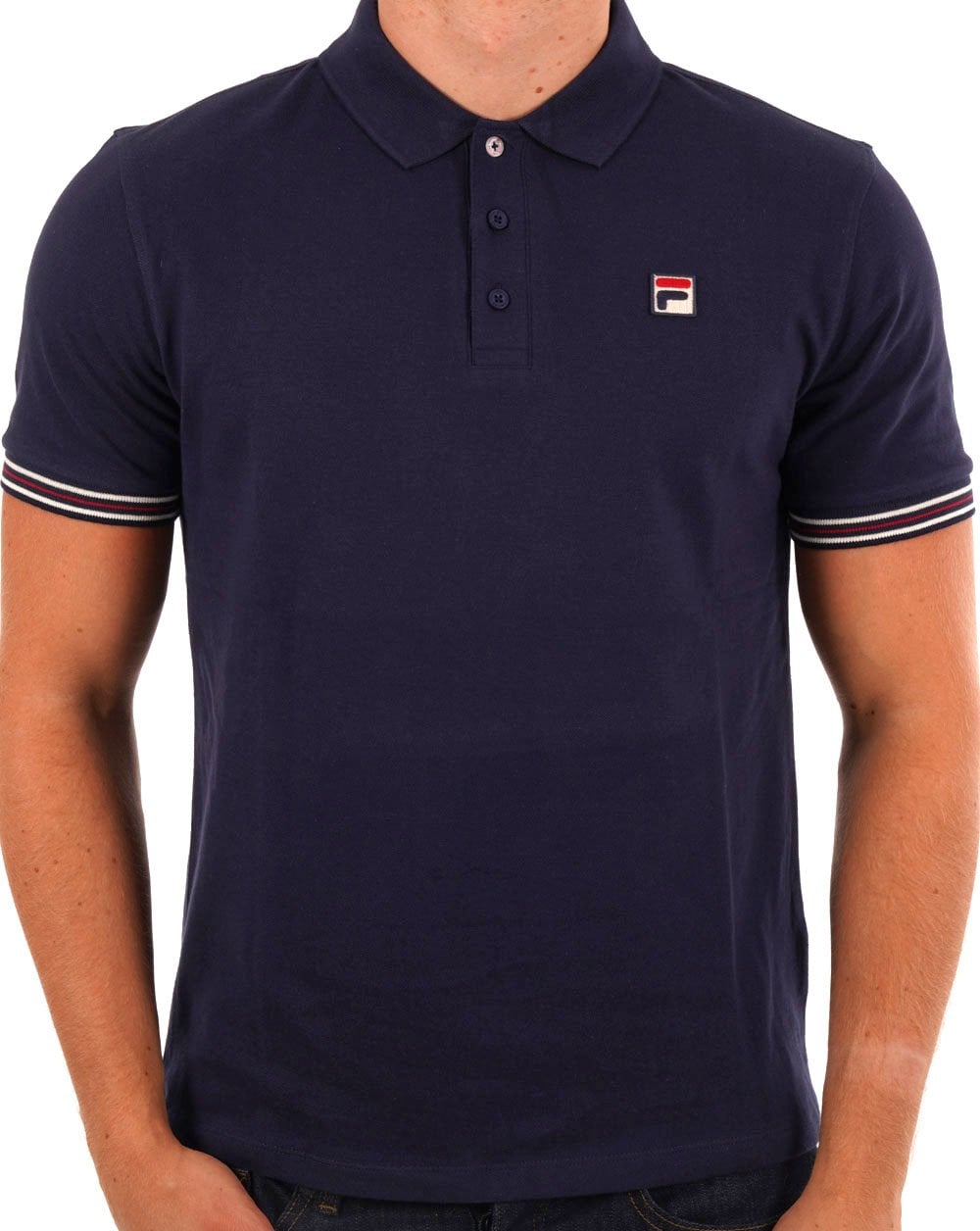 Fila Vintage Omari Poloshirt, Marineblau