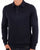 Barbour Bassington Knitted LS Polo Dark Navy