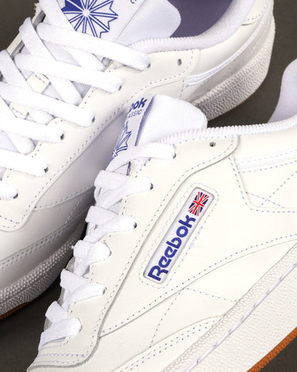 Reebok Club C 85 Sneakers Weiß/Royalblau/Gummi