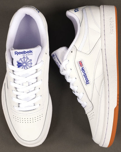 Reebok Club C 85 Sneakers Weiß/Royalblau/Gummi