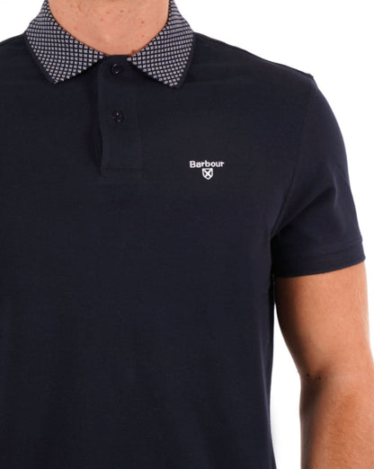 Barbour Bothian Poloshirt Marineblau