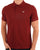 Barbour Tartan Pique Polo Shirt Brick Red