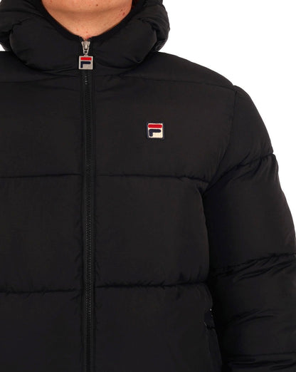 Fila Vintage Harry Pufferjacke Schwarz
