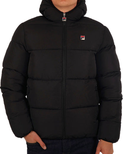 Fila Vintage Harry Pufferjacke Schwarz