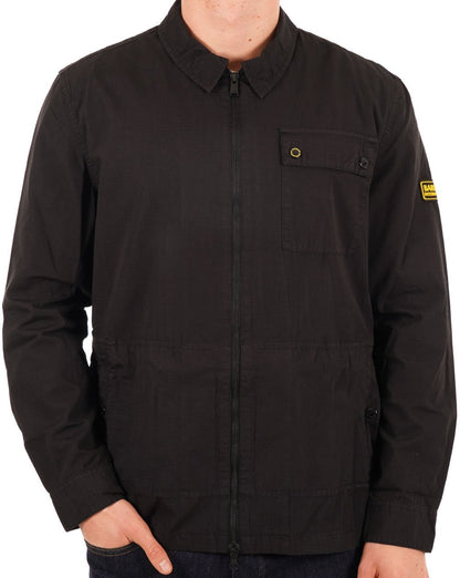 Barbour International Volt-Überhemd Schwarz