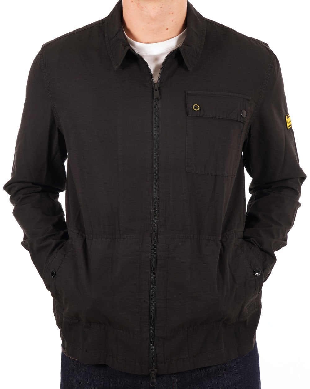Barbour International Volt-Überhemd Schwarz