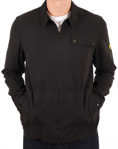 Barbour International Volt-Überhemd Schwarz