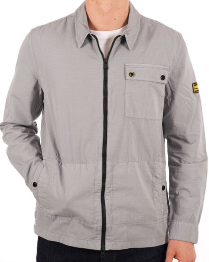 Barbour International Volt Overshirt Grau