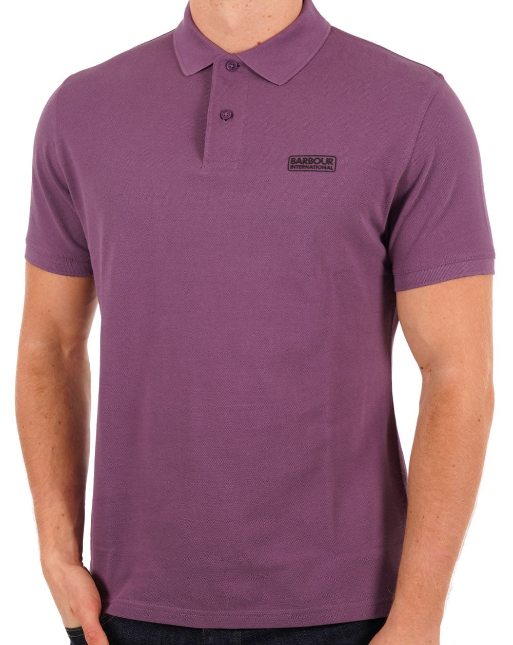 Barbour International Essential Poloshirt Lila Haze