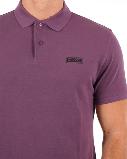 Barbour International Essential Poloshirt Lila Haze