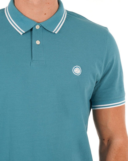 Pretty Green Barton Poloshirt Hellblau