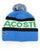 Lacoste Wool Logo Pom Pom Beanie Blue