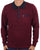 Gabicci Vintage Cruise Long Sleeve Knit Burgundy
