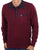 Gabicci Vintage Cruise Long Sleeve Knit Burgundy