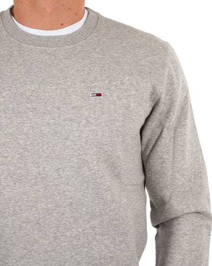 Tommy Jeans Sweatshirt Hellgrau Melange