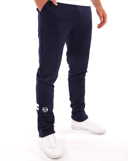 Sergio Tacchini Dallas Zip Track Pants Marineblau/Weiß