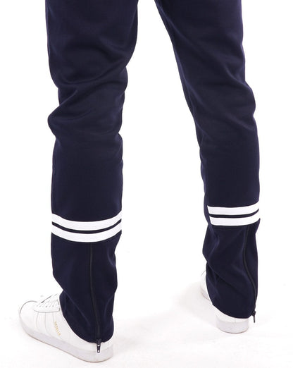 Sergio Tacchini Dallas Zip Track Pants Marineblau/Weiß