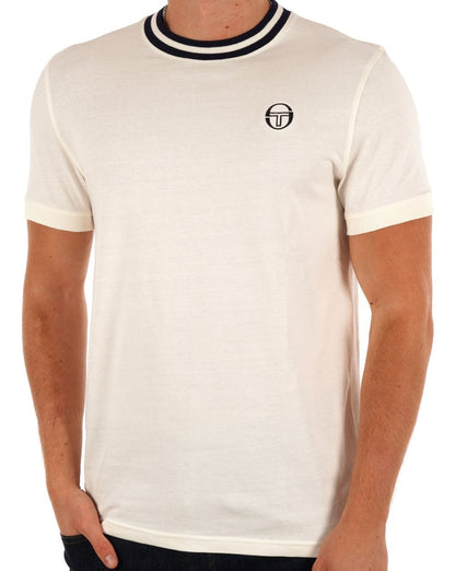 Sergio Tacchini Rainer T-Shirt Gardenia/Navy
