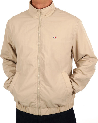 Tommy Jeans Essential Jacke mit Flaggen-Patch Beige