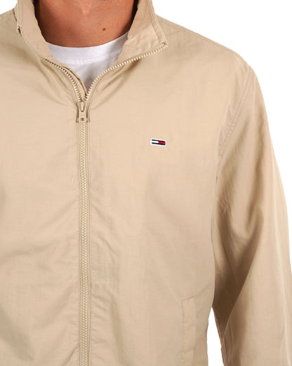 Tommy Jeans Essential Jacke mit Flaggen-Patch Beige
