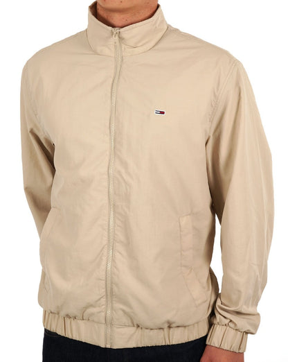 Tommy Jeans Essential Jacke mit Flaggen-Patch Beige