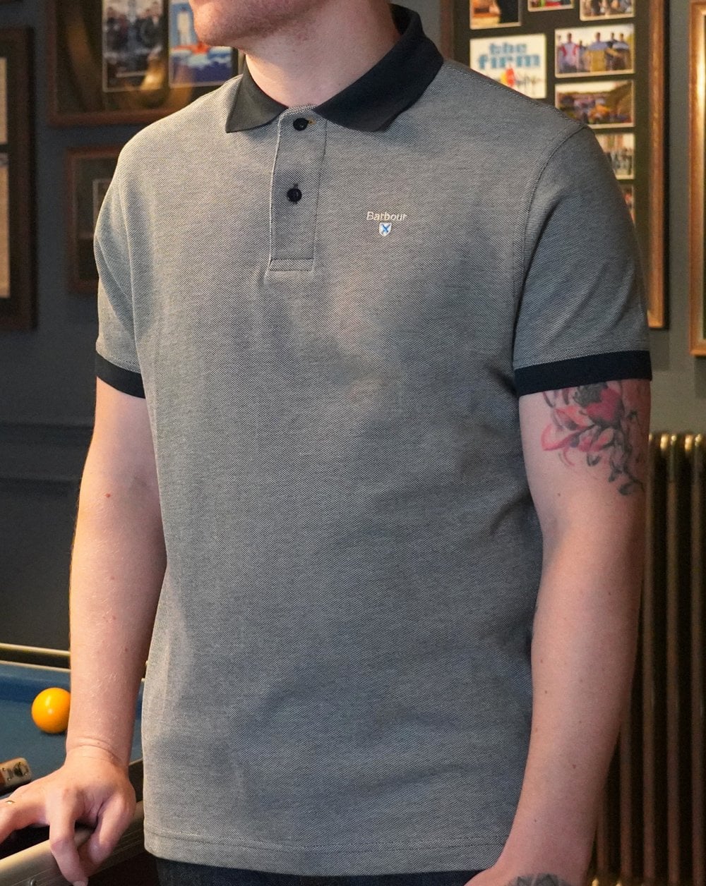 Barbour Sports Poloshirt Mitternachtsblau