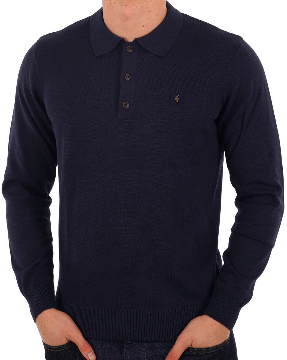 Gabicci Vintage Francesco Strickpolo Marineblau