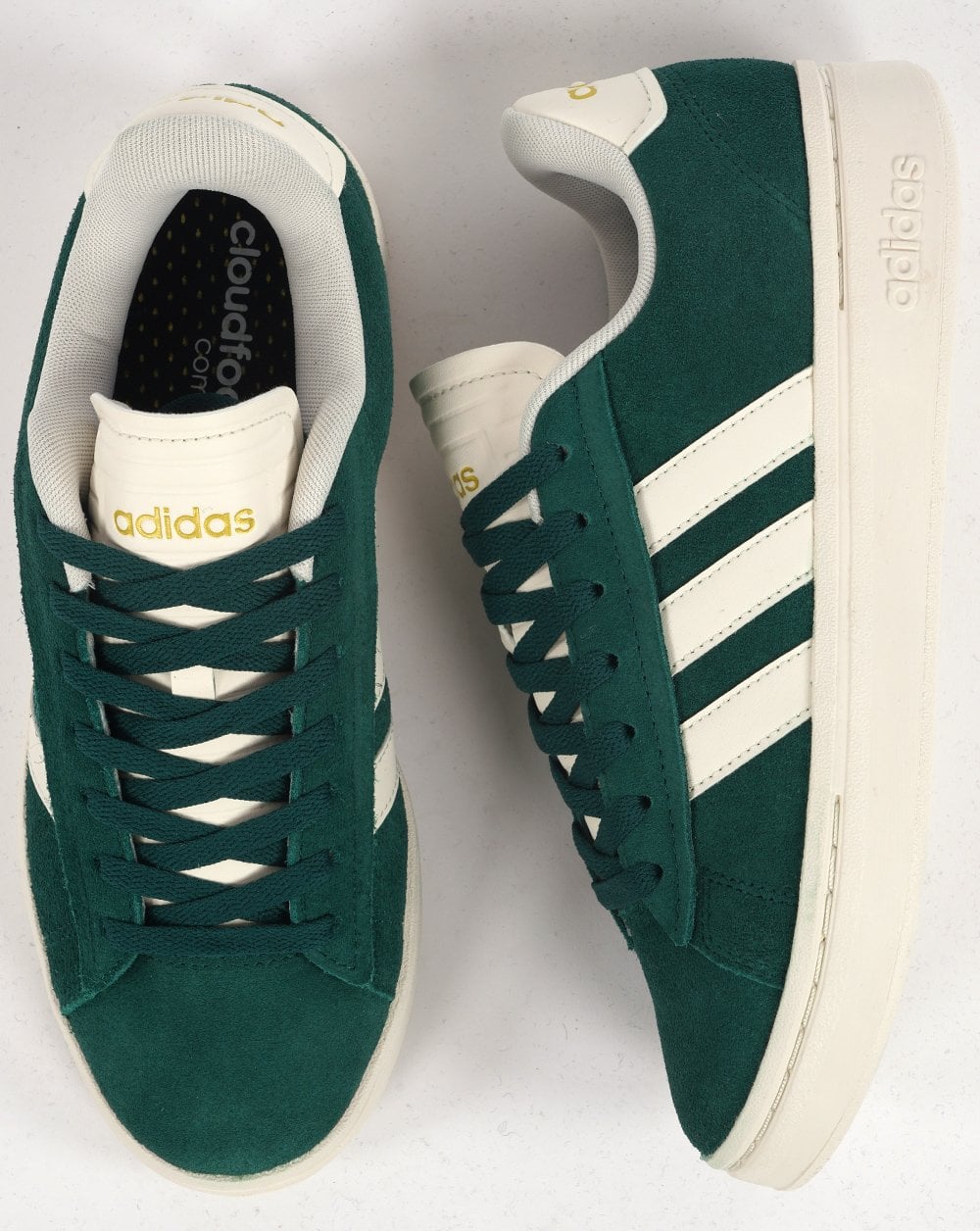 Adidas Grand Court Trainers Collegiate Green/White