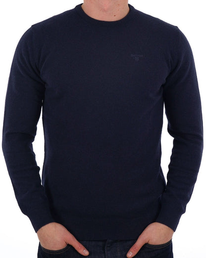 Barbour Lammwollpullover Marineblau