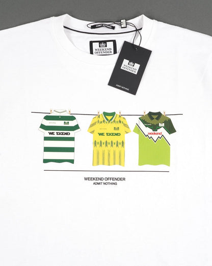 Weekend Offender Celtic T-Shirt Weiß/Grün