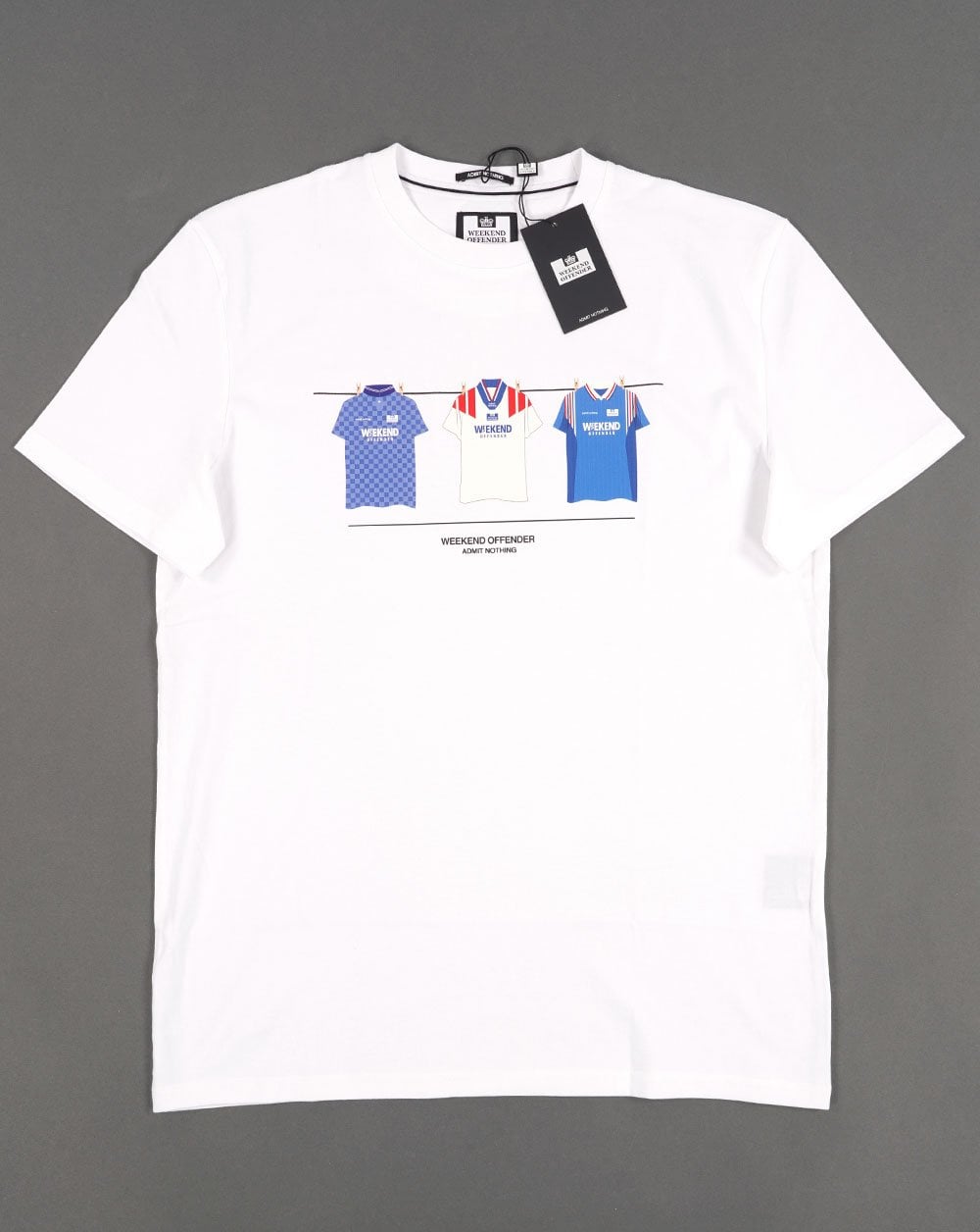 Weekend Offender Rangers T-Shirt Weiß/Blau