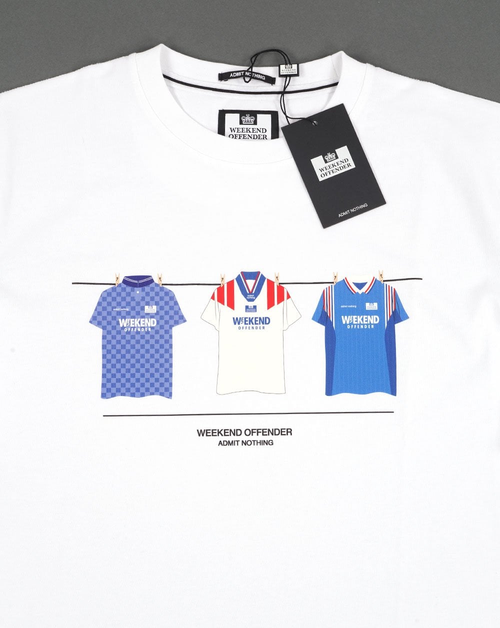 Weekend Offender Rangers T-Shirt Weiß/Blau
